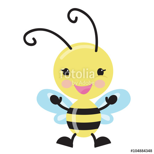 500x500 Cute Bee Vector Illustration Stock Image And Royalty Free Vector