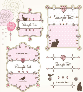 333x368 Cute Border Designs Free Vector Download