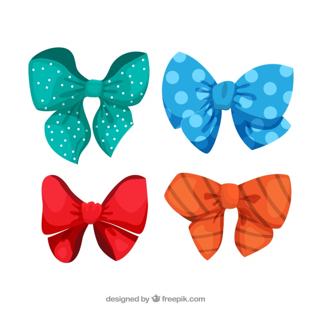 Cute Decorative Bows Vector Free Download 626x626 Cute Decorative Bows Vector Free Download