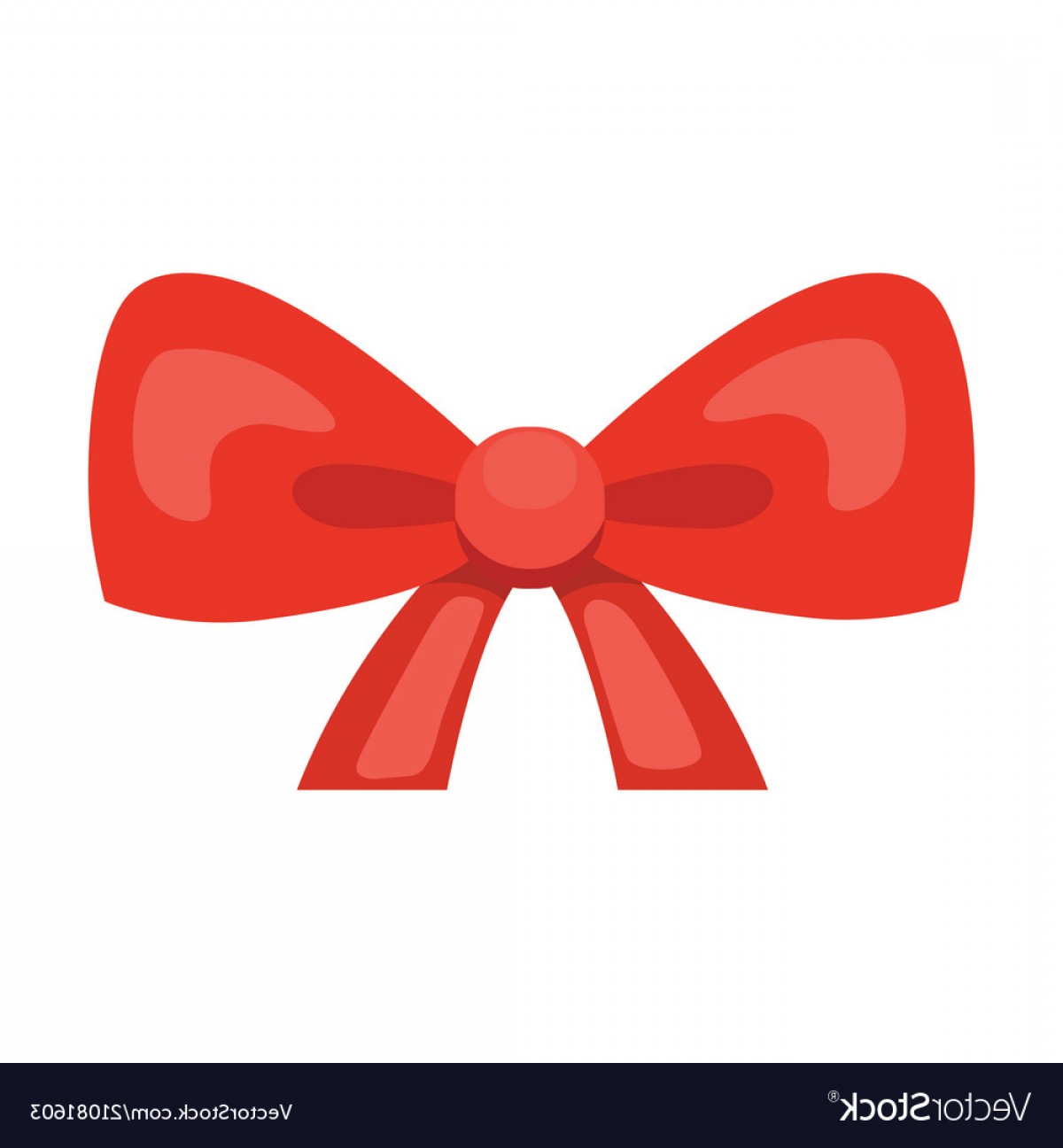Cartoon Cute Gift Bow With Ribbons Red Color Vector Catamart 1200x1296 Cartoon Cute Gift Bow With Ribbons Red Color Vector Catamart
