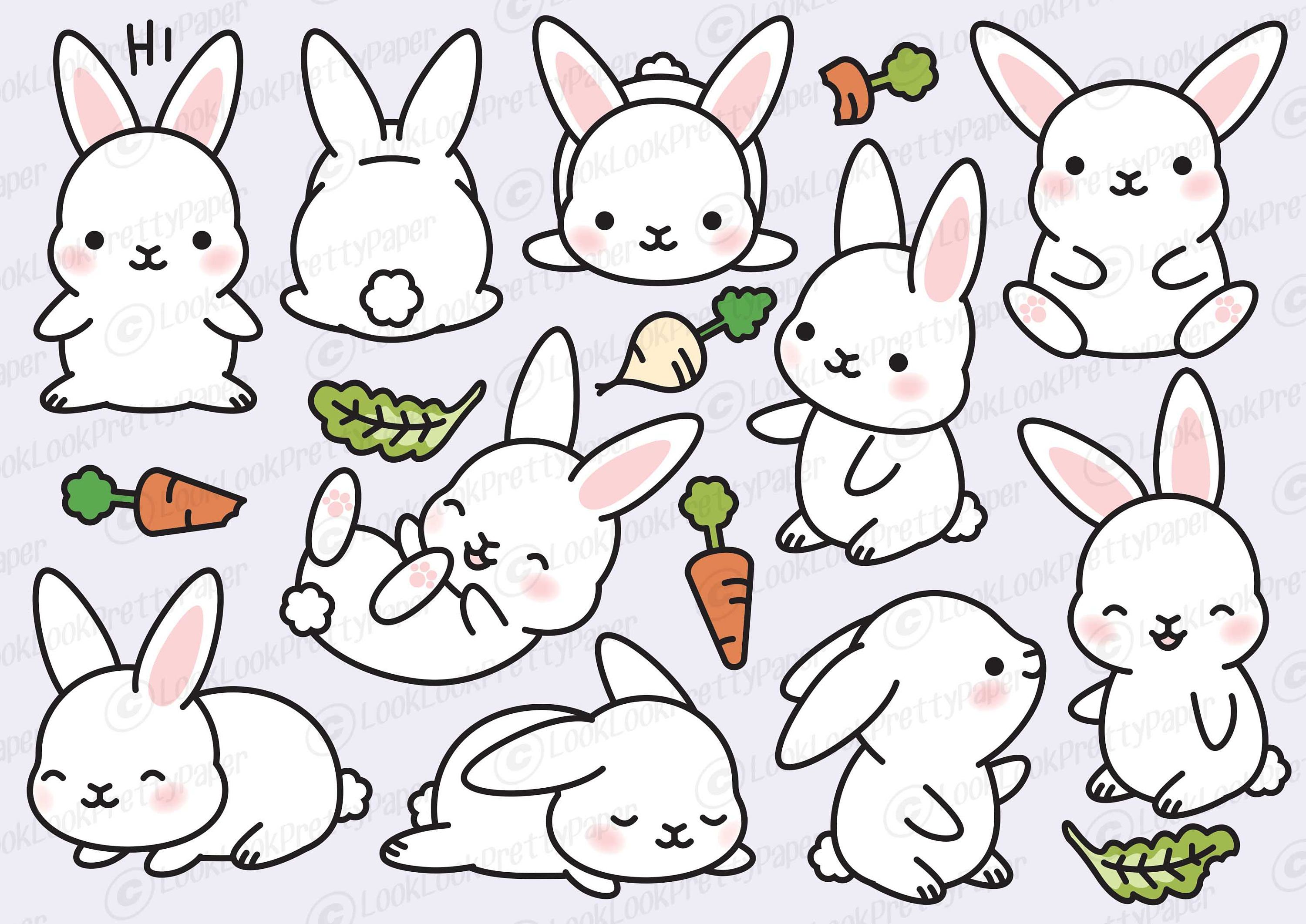 Cute Bunny Vector At Vectorified Com Collection Of Cute Bunny Vector Free For Personal Use