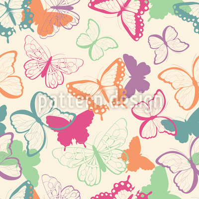 400x400 Cute Butterflies Vector Design