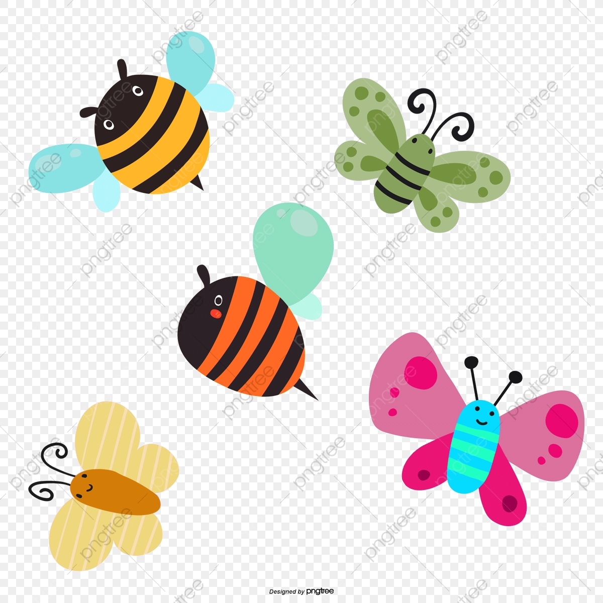 1200x1200 Cute Butterfly, Butterfly Vector, Cartoon Butterfly Png And Vector