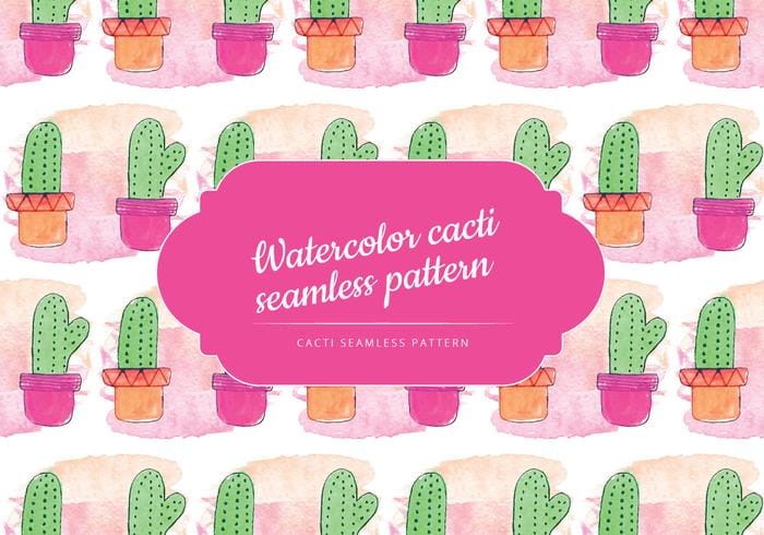 700x490 Cute Cacti Vector Pattern Free Graphics Uihere