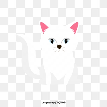 360x360 White Cat Vector Png, Vector, And Clipart With Transparent
