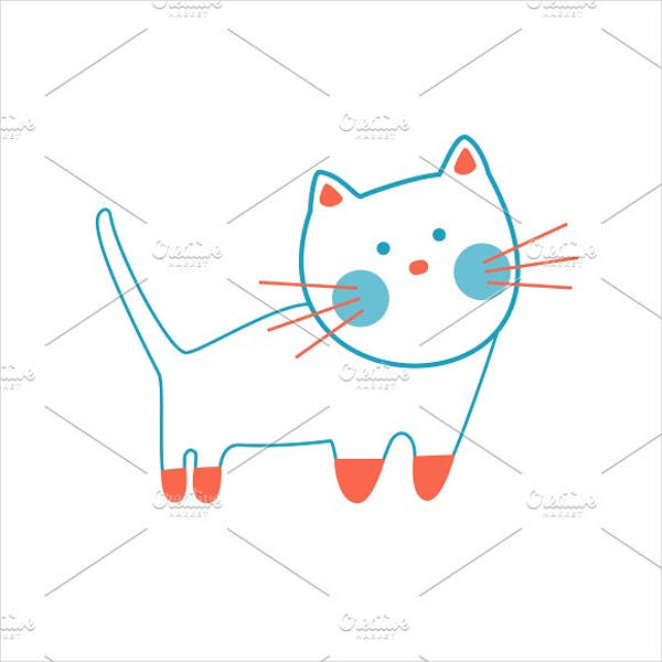 600x600 Cat Vectors Free Premium Templates