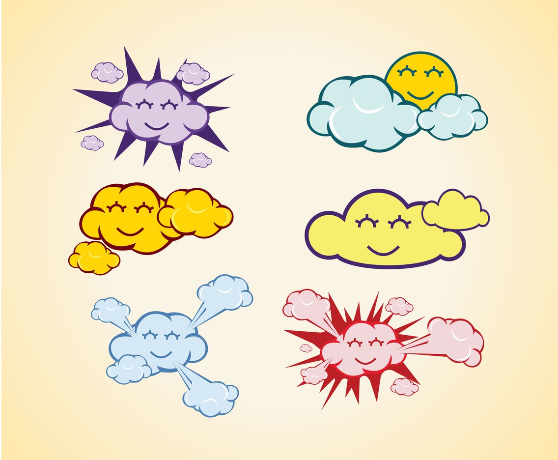 1136x936 Cute Cloud Vector Vector Art Graphics