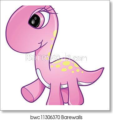 362x382 Cute Dinosaur Vector, Art Print Barewalls Posters Prints