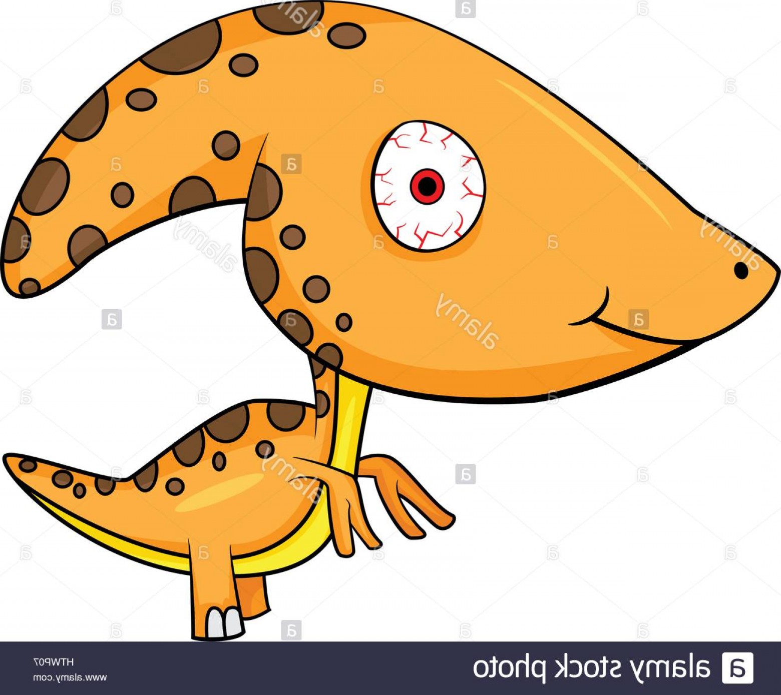 1560x1389 Stock Photo Illustration Of Cute Cartoon Baby Parasaurolophus