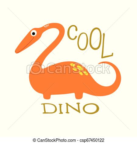 450x470 Vector Doodle Of Cute Dinosaur Cool Dino