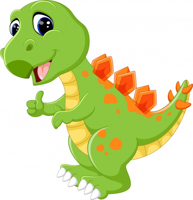 626x650 Cartoon Cute Dinosaur Vector