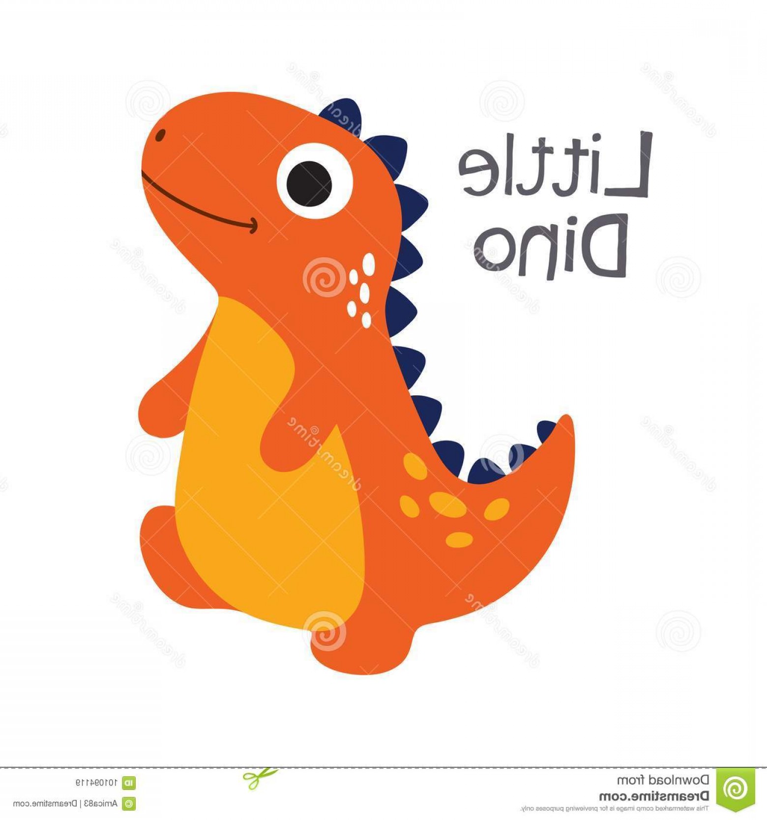 1560x1668 Cute Cartoon Dino Vector Illustration Little Dino Cute Dino Vector