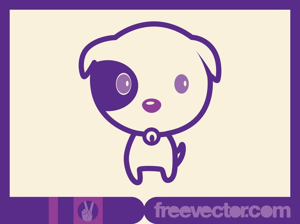 1024x765 Cute Dog Vector Vector Art Graphics