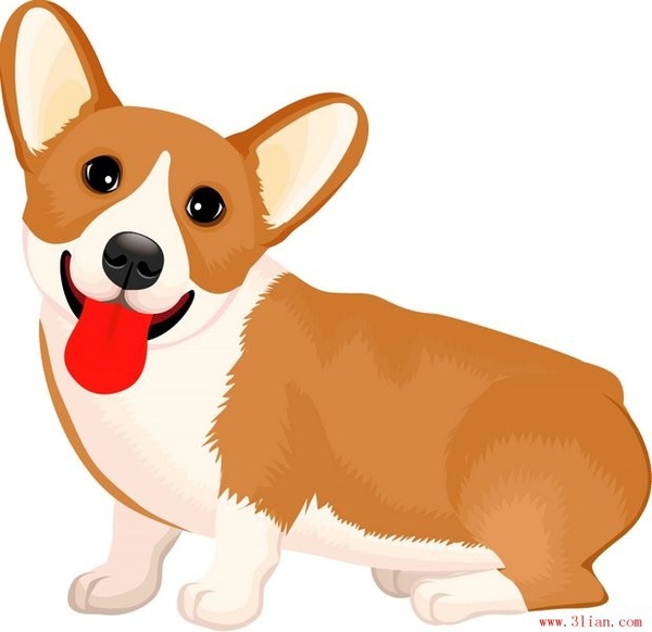600x582 Cute Dog Vector Free Vector In Adobe Illustrator