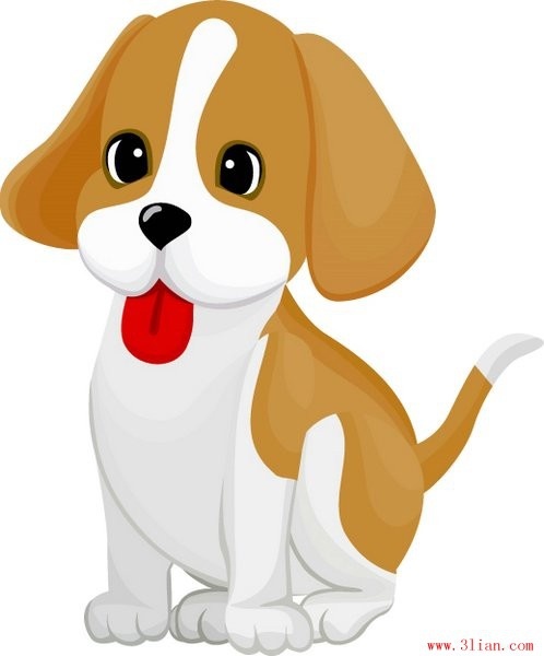 498x600 Cute Puppy Vector Free Vector In Adobe Illustrator