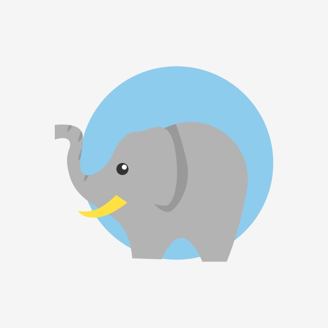 640x640 Cute Elephant Vector, Cute, Elephant, Cartoon Png And Vector