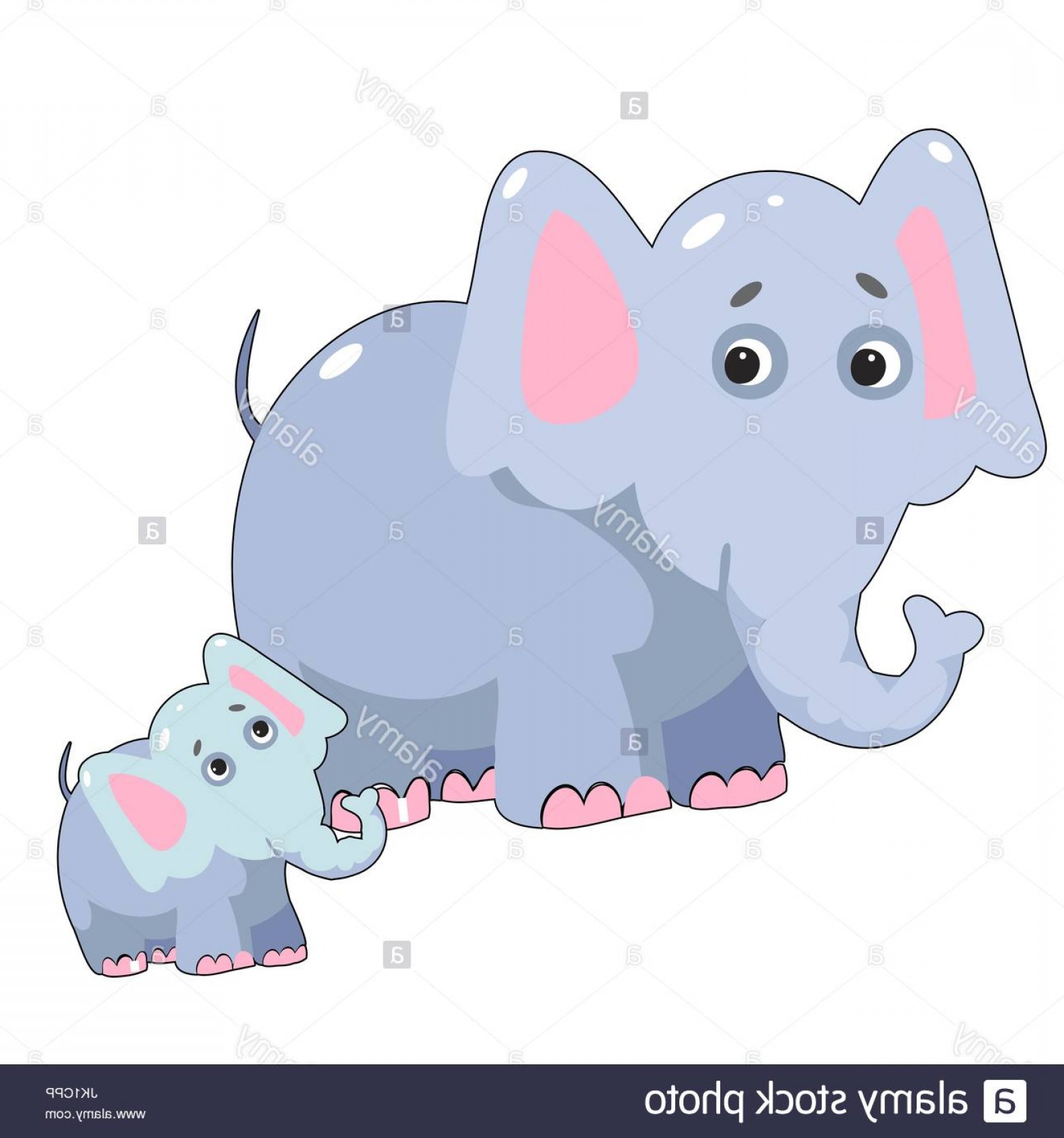 1560x1668 Cute Elephant Vector Catamart