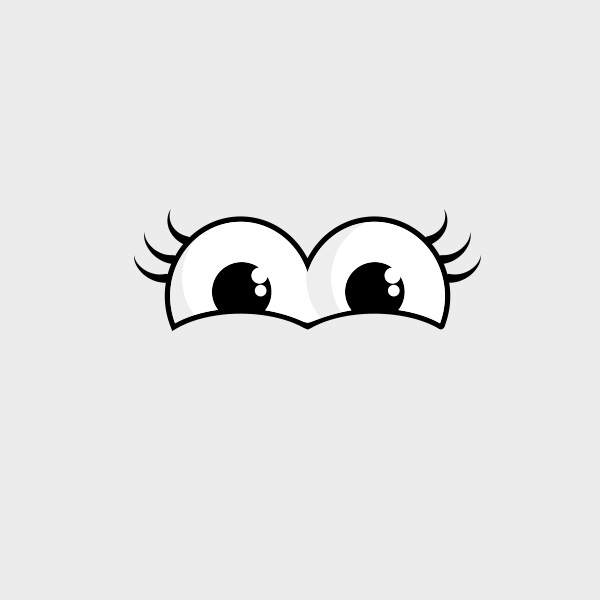 Cute Eyes Vector at Vectorified.com | Collection of Cute ...