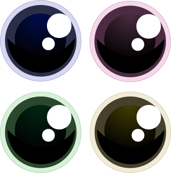 546x552 Stock Cute Eyes Vector