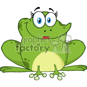 Cute Frog Vector