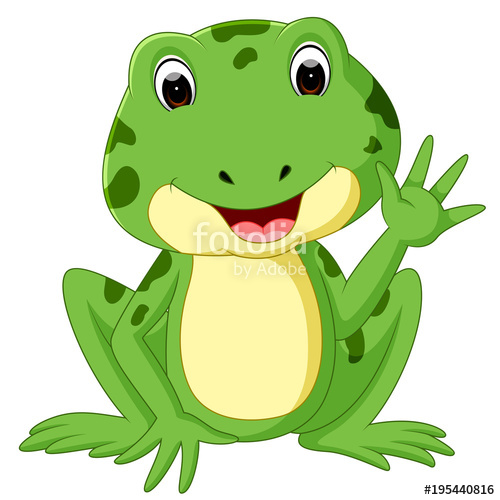 500x500 Cute Frog Cartoon Stock Image And Royalty Free Vector