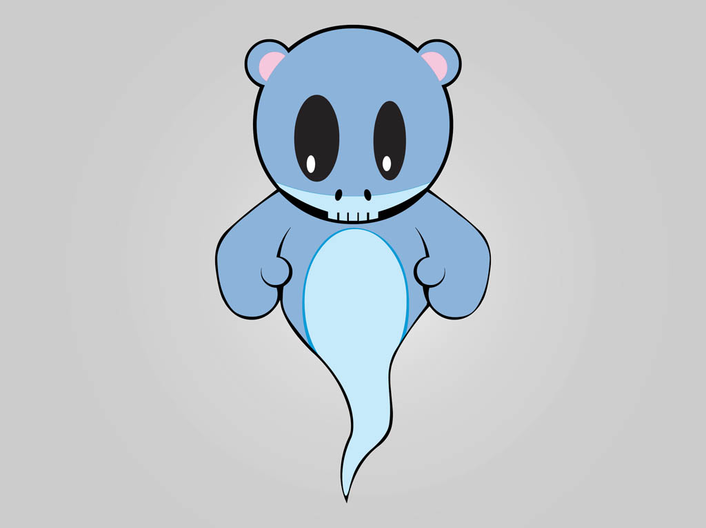 Cute Ghost Vector Art Graphics 1024x765 Cute Ghost Vector Art Graphics