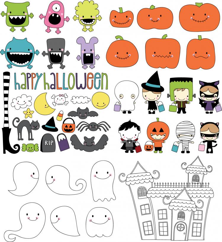 750x820 Cute Halloween Theme