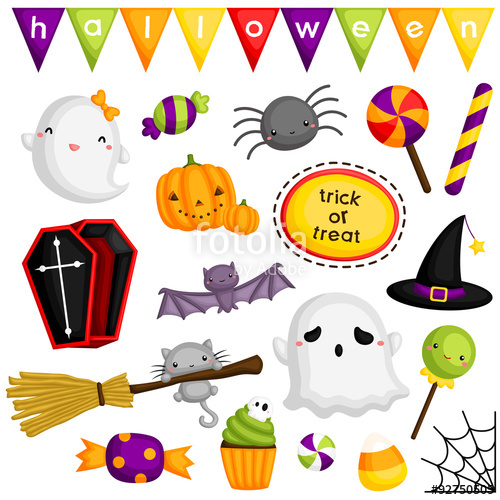 Cute Halloween Vector at Vectorified.com | Collection of Cute Halloween ...