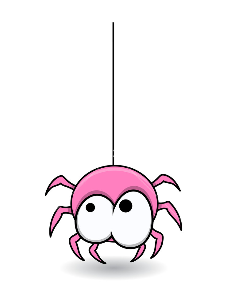 740x1000 Sweet Cute Pink Spider