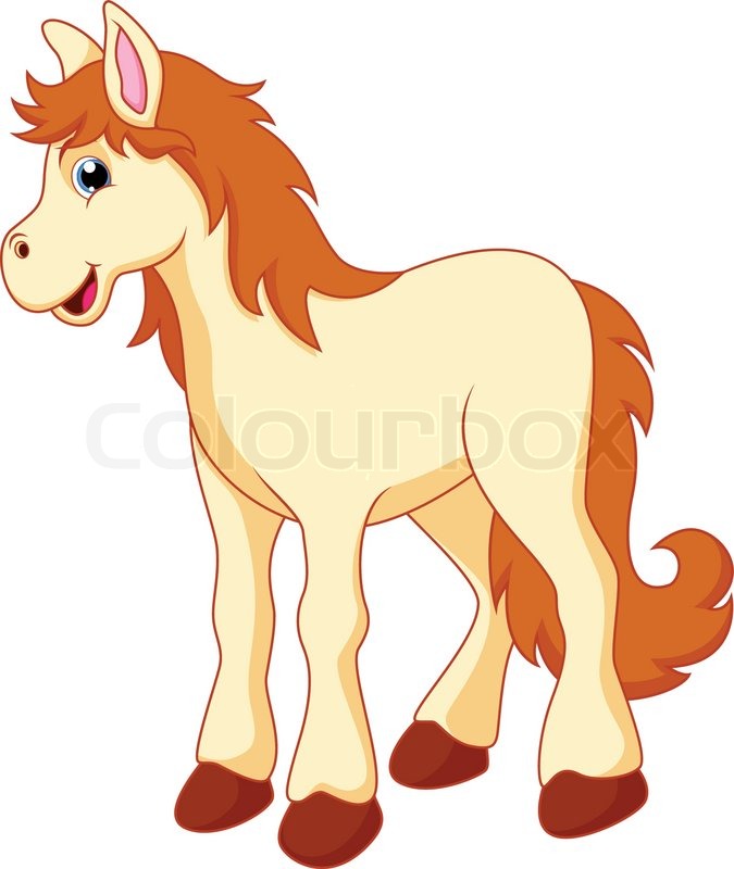 Illustration Of Cute Horse Stock Vector Colourbox 675x800 Illustration Of Cute Horse Stock Vector Colourbox