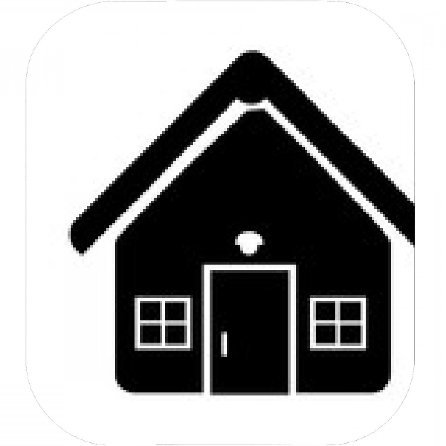 1440x1440 Cute House Exterior Icon Vector Illustration Design Hoodamathrun