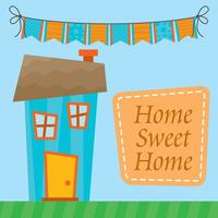 200x200 Cute House Free Vector Art