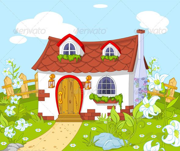 590x493 Cute Little House