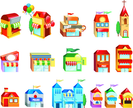 455x368 Cute Candy House Vector Free Vector Download