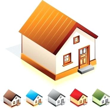370x368 House Vector