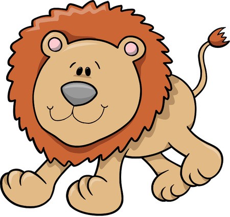 450x426 Cute Lion Vector Illustration Royalty Free Vector Graphics
