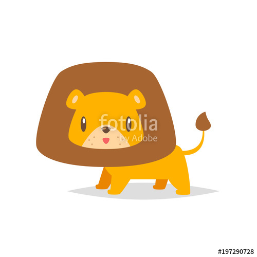 500x500 Cute Lion Vector Illustration Stock Image And Royalty Free Vector