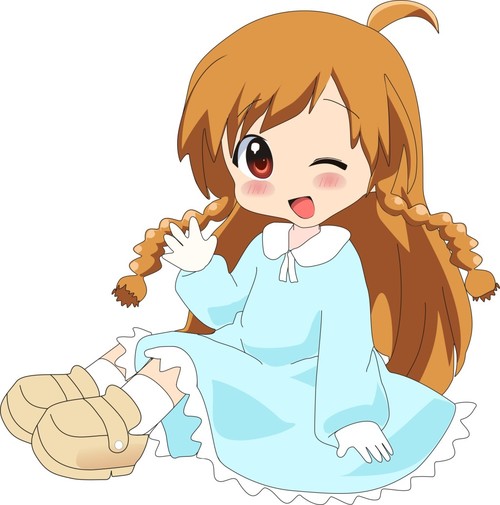 500x505 Cartoon Cute Little Girl Vector Free Download