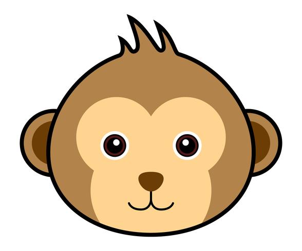 588x490 Cute Monkey Vector