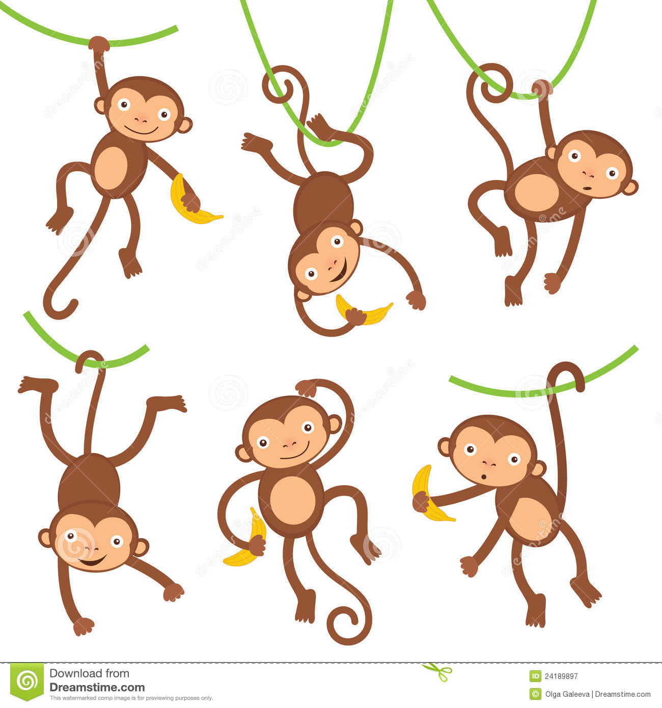 1300x1390 Cute Monkey Clipart Free Collection
