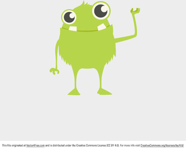 600x478 Cute Monster Vector Free Vector In Adobe Illustrator