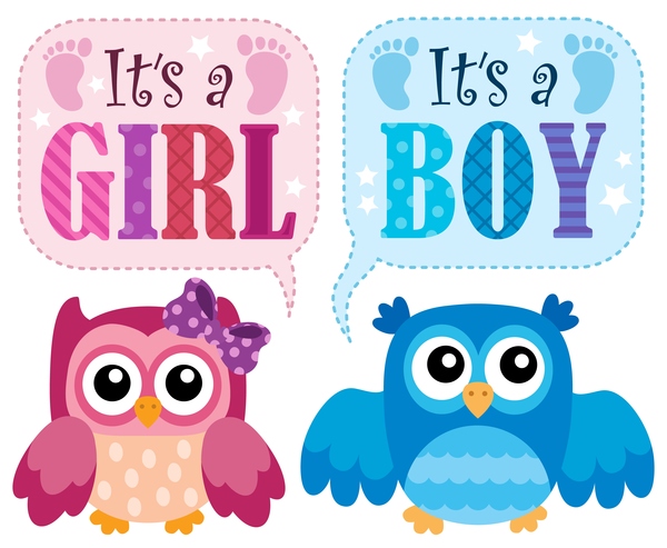 Cute Owl With Baby Card Vector Free Download 600x493 Cute Owl With Baby Card Vector Free Download