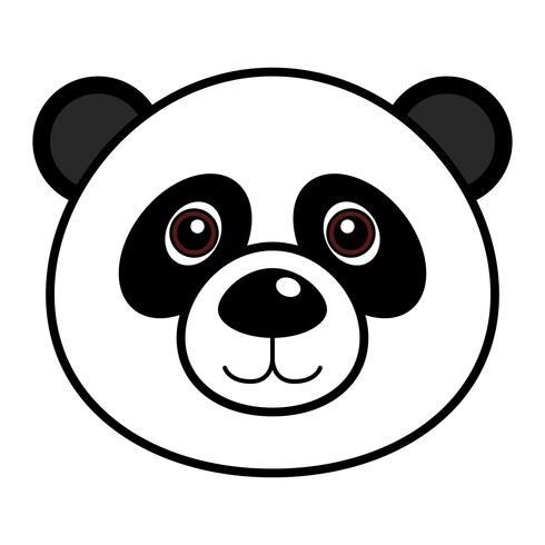490x490 Cute Panda Vector