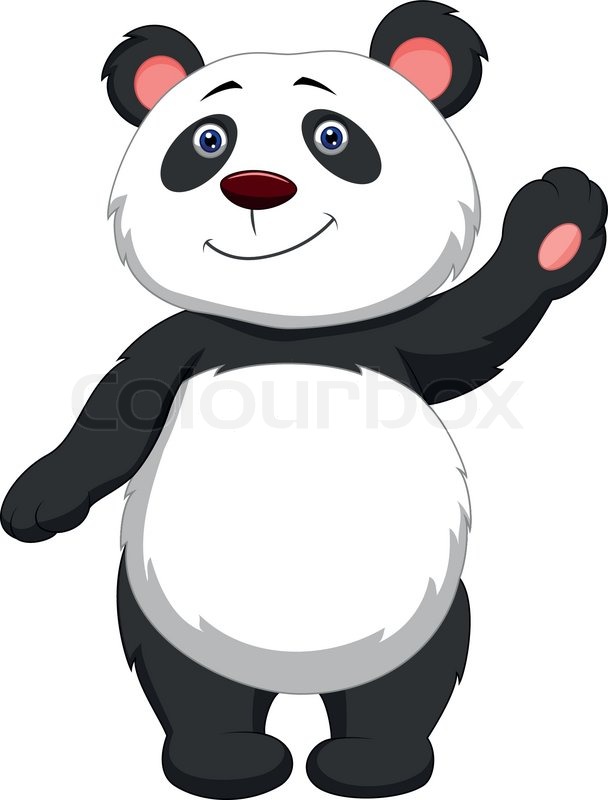 608x800 Vector Illustration Of Cute Panda Stock Vector Colourbox