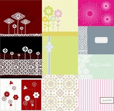 378x368 Cute Pattern Free Vector Download