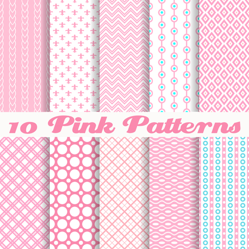 500x500 Cute Pink Pattern Vector Graphics Free Download