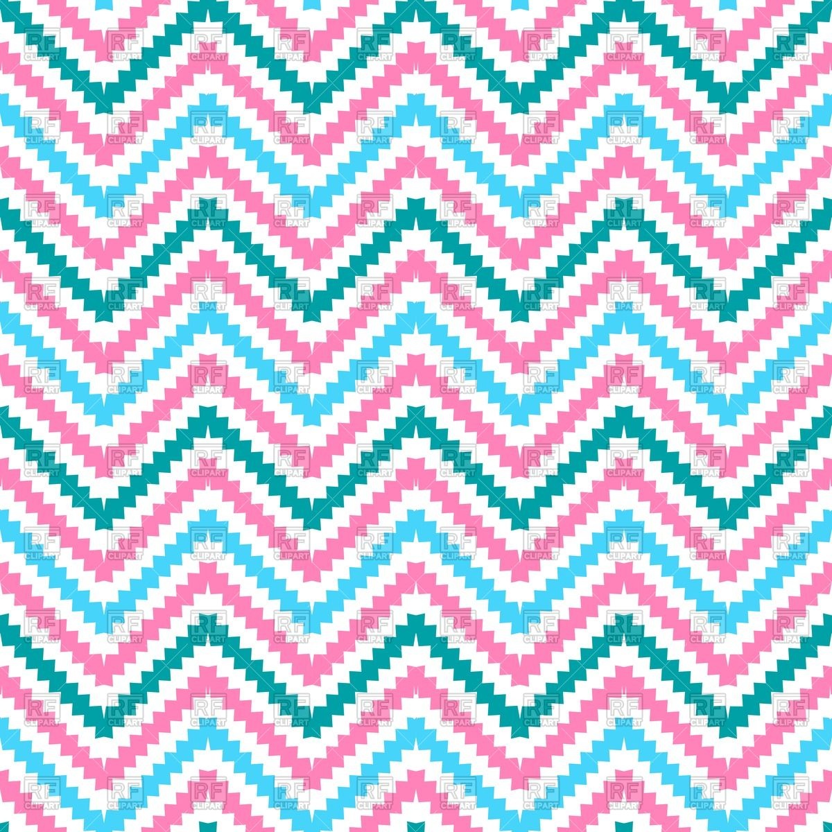1200x1200 Cute Zig Zag Seamless Pattern Vector Image Of Backgrounds
