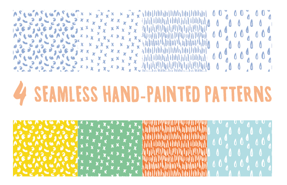 575x372 Hand Drawing Cute Vector Seamless Pattern Vector Free Download