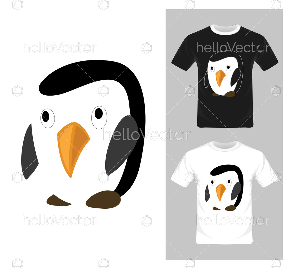 1024x931 T Shirt Graphic Design Cute Penguin