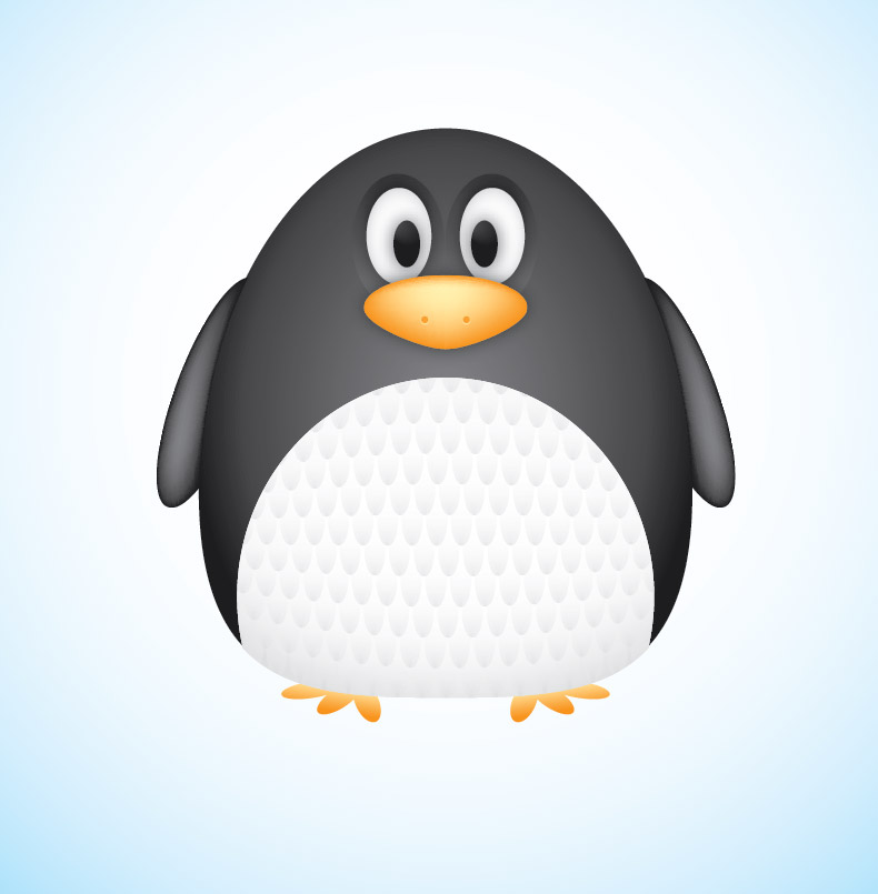 790x805 Create A Cute Vector Penguin Character In Illustrator
